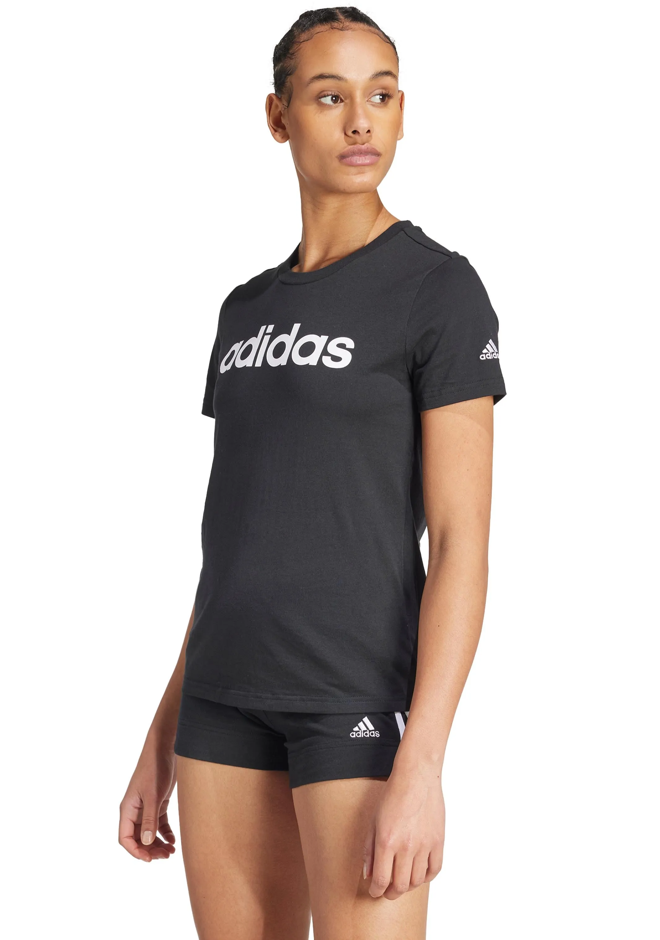 Adidas Essentials Slim Logo Tee <br> GL0769