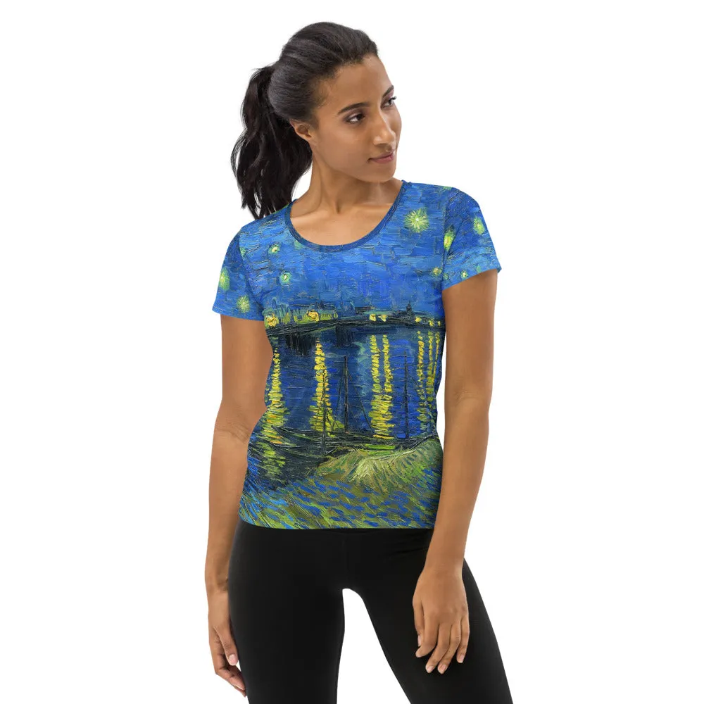 All-Over Print Women's Athletic T-shirt