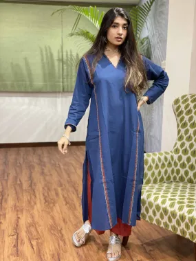 Anam Indigo Kali Kurta