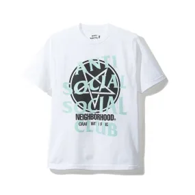 ANTI SOCIAL SOCIAL CLUB NEIGHBORHOOD FILTH AND FURY TEE WHITE