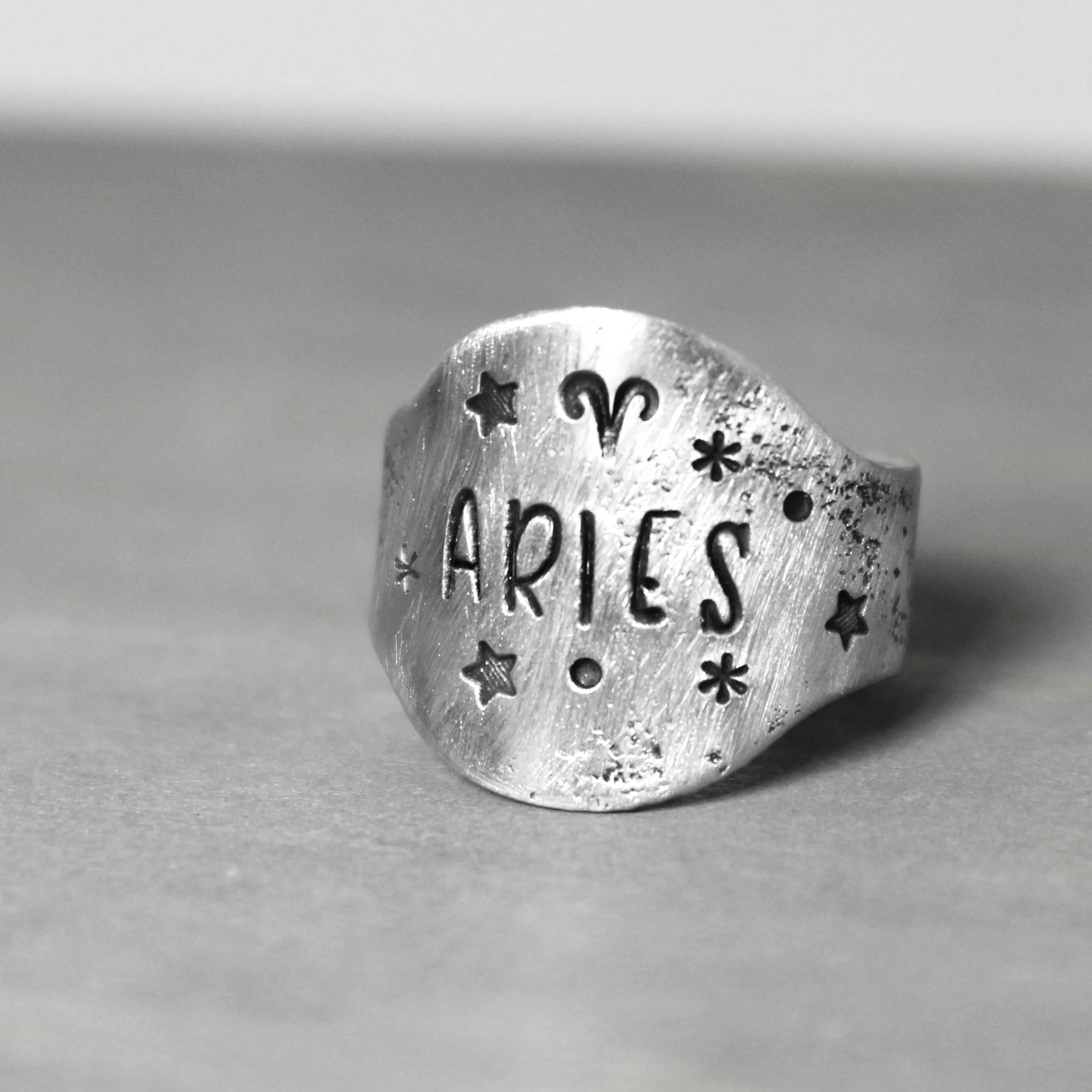 Aries Zodiac Ring