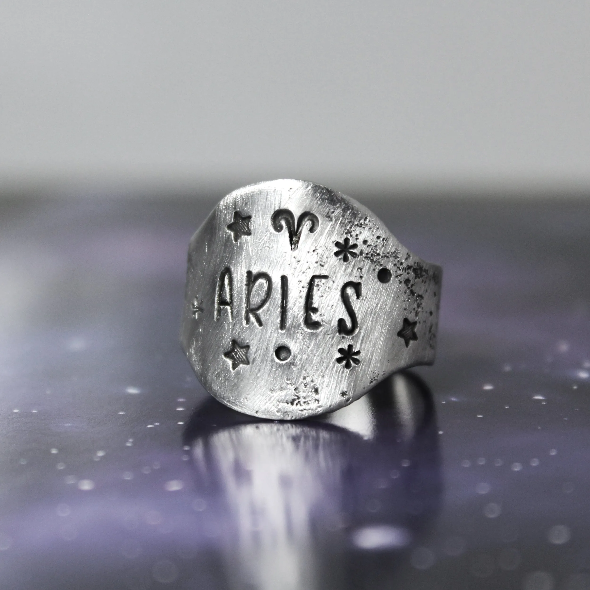 Aries Zodiac Ring