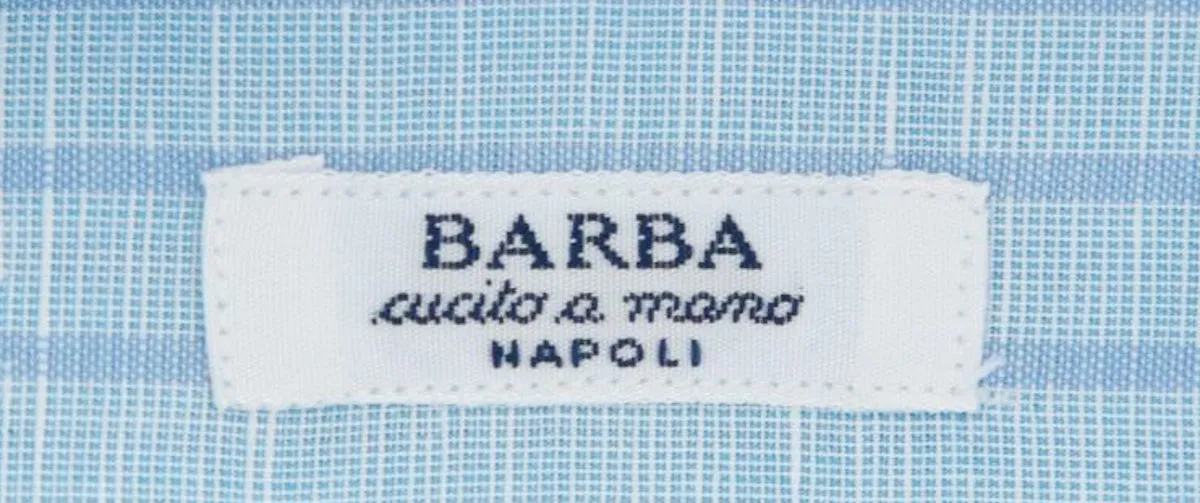 Barba Napoli Light Blue Shirt - Slim