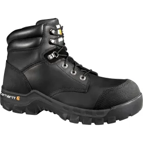 Carhartt Men's 6" Rugged Flex Comp Toe WP CSA Work Boot Black CMR6971