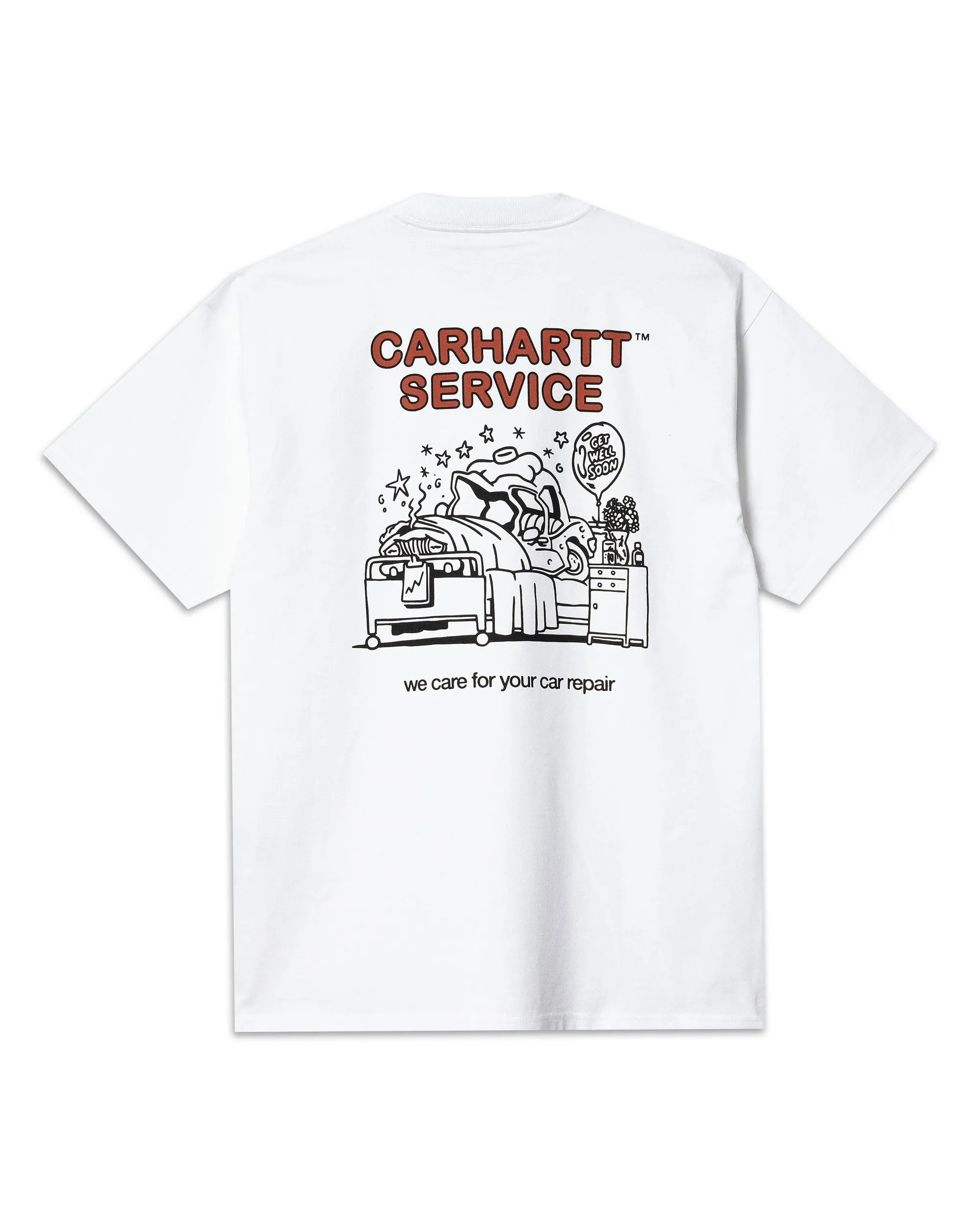 Carhartt Wip Car Repair T-shirt Bianco