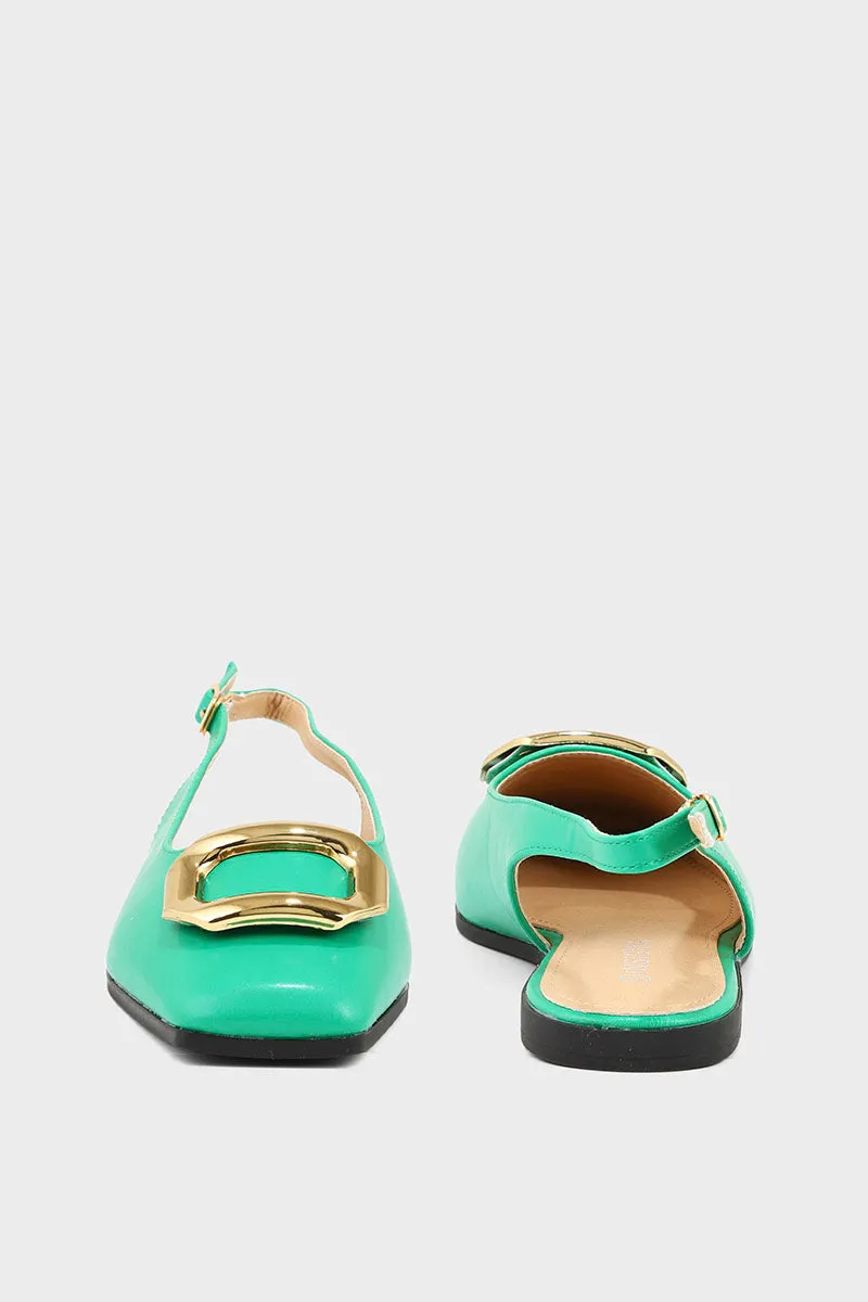 Casual Sling Back I47295-Green