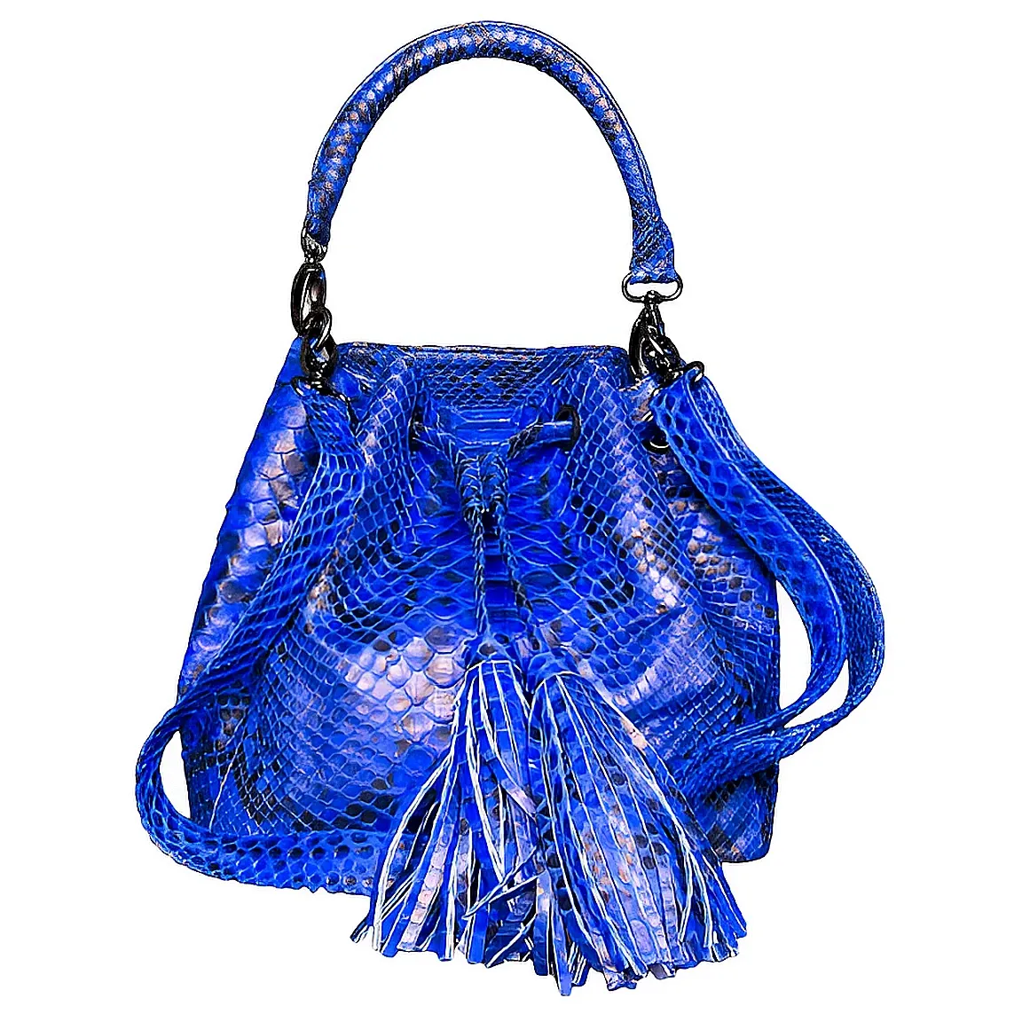 Cobalt Blue Bucket Bag