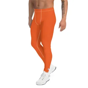 Daily Essentials: Men's Solid Color Workout Yoga Pants - Flamingo