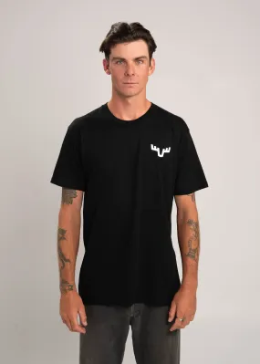 Dr. Moose Antlers Black T-Shirt