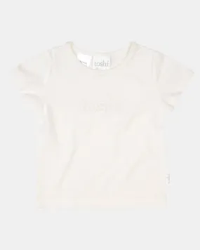 Dreamtime Organic Tee S/S Logo Cream