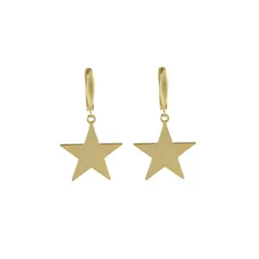 GOLD STAR EARRINGS