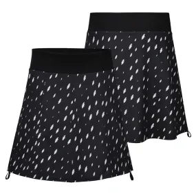 Grateful Dead | Women Performance Skort | All Over Bolt Black