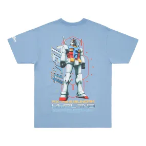 GUNDAM MOBILE SUIT RX78 SHIRT (CLEAR BLUE)