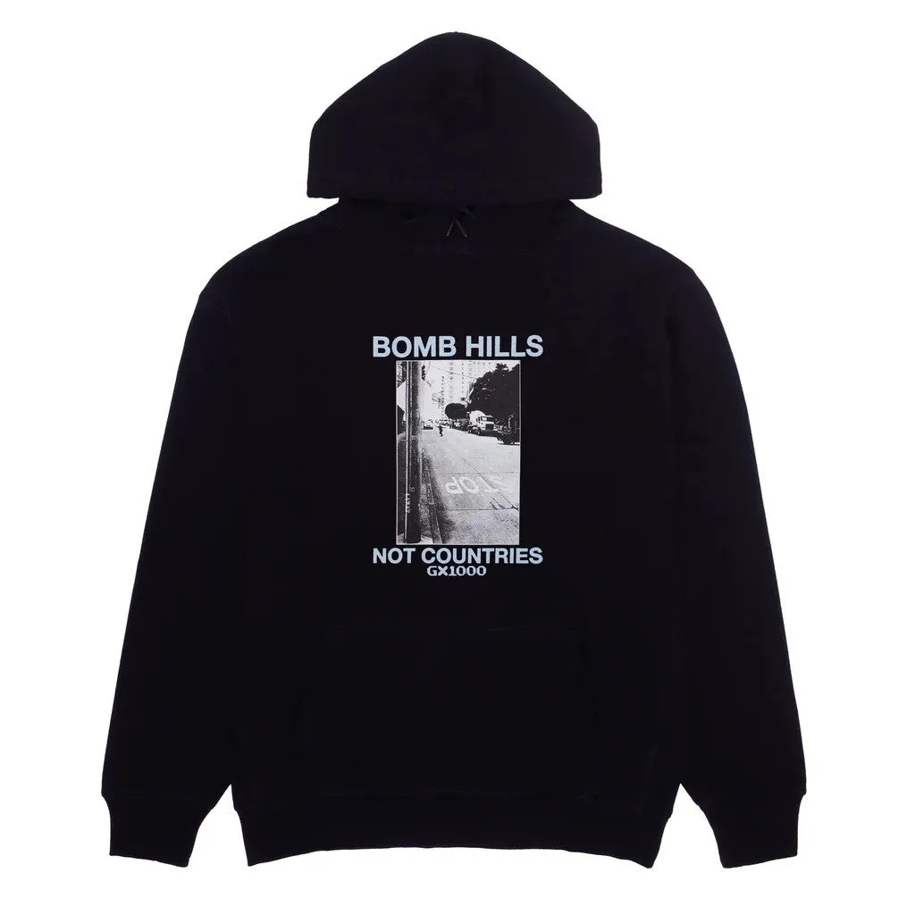 GX1000 Bomb Hills Hoodie - Black/Baby Blue