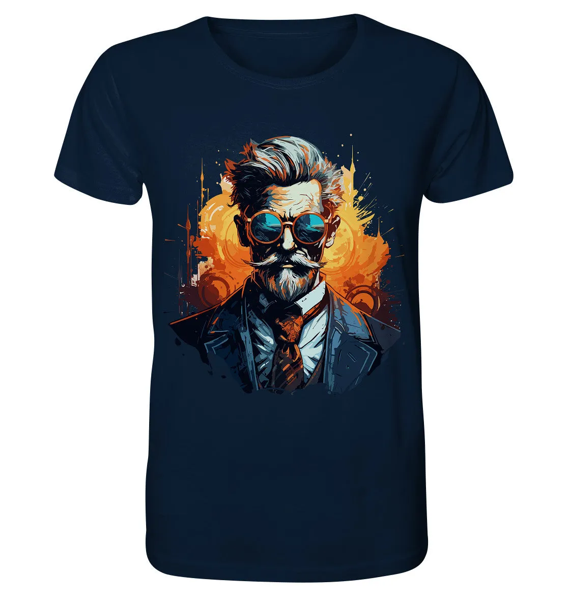 Herren T-Shirt mit Gentleman Motiv „Der Professor“