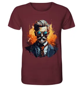 Herren T-Shirt mit Gentleman Motiv „Der Professor“