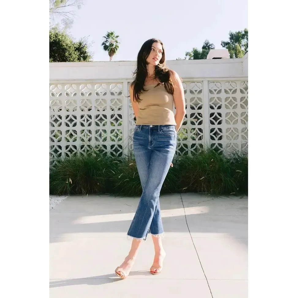 High Rise Kick Flare Jeans