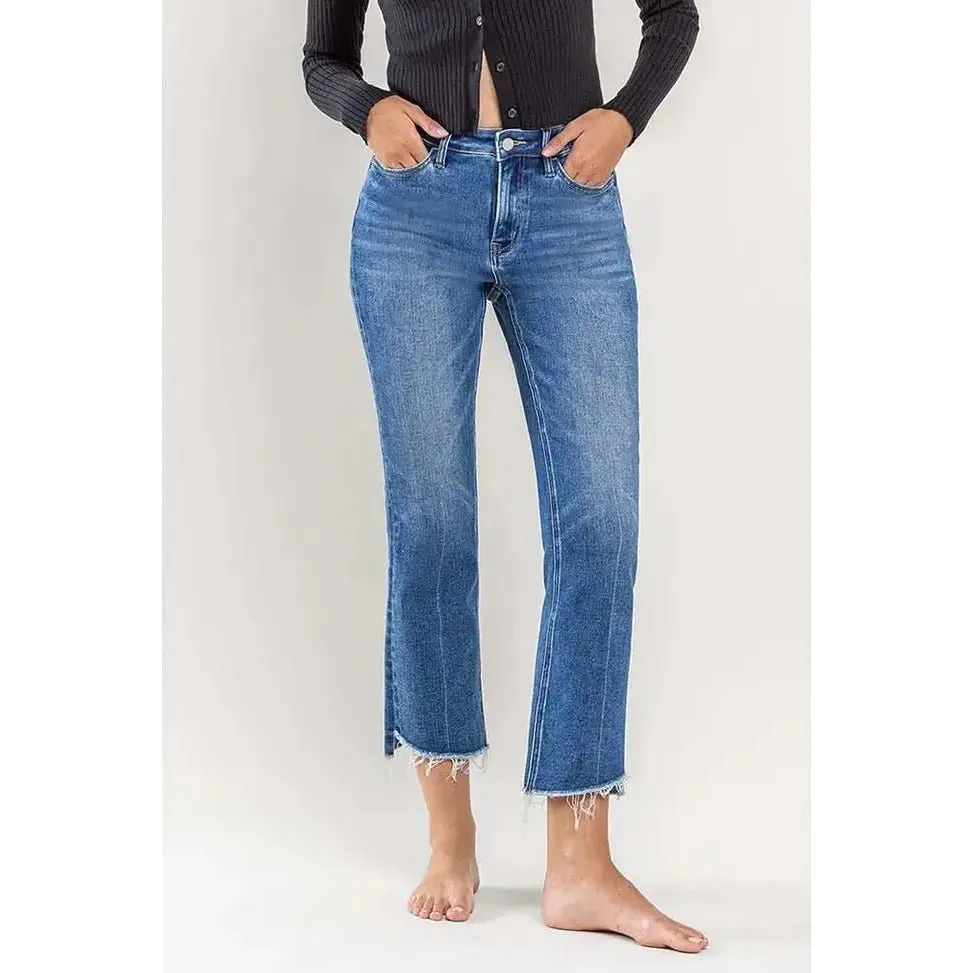 High Rise Kick Flare Jeans