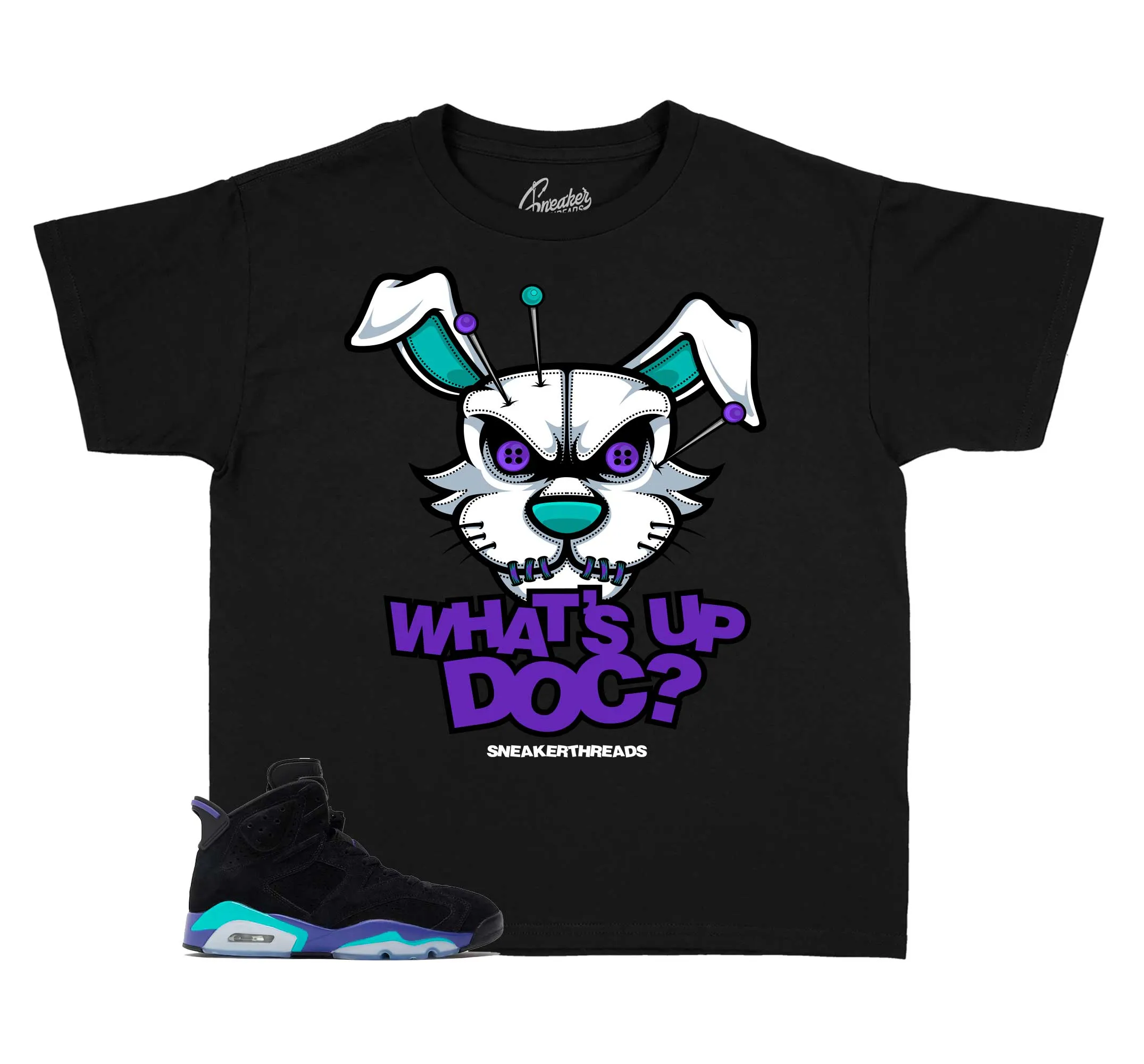 Kids - Aqua 6 killa Rabbit Shirt