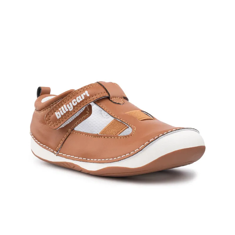 LONDON WIDE tan baby and toddler sandals