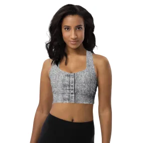 Longline sports bra Denim Black