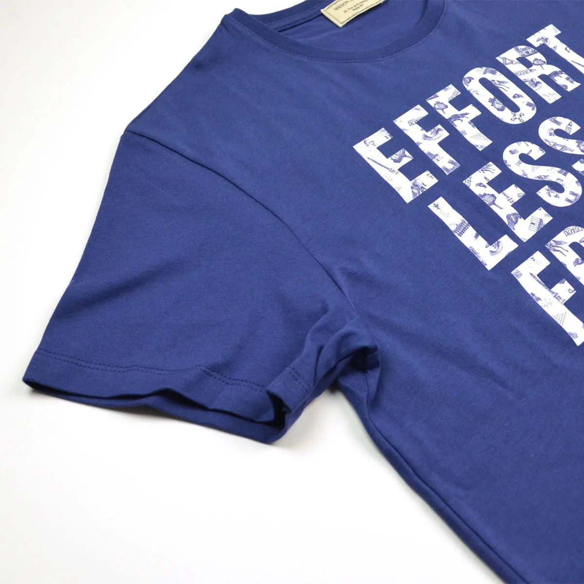 Maison Kitsuné - Effortless French Printed T-shirt- Blue