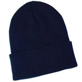 Navy Blue Knit Hat