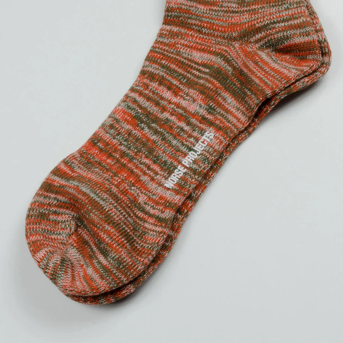 Norse Projects - Bjarki Blend Socks - Orange