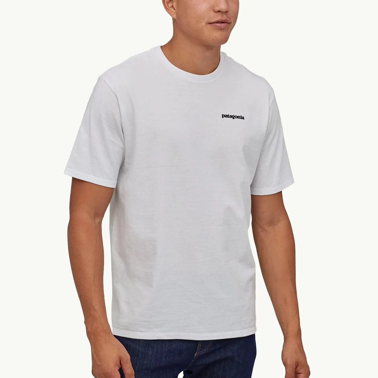 P6 Logo Responsibili-Tee - White