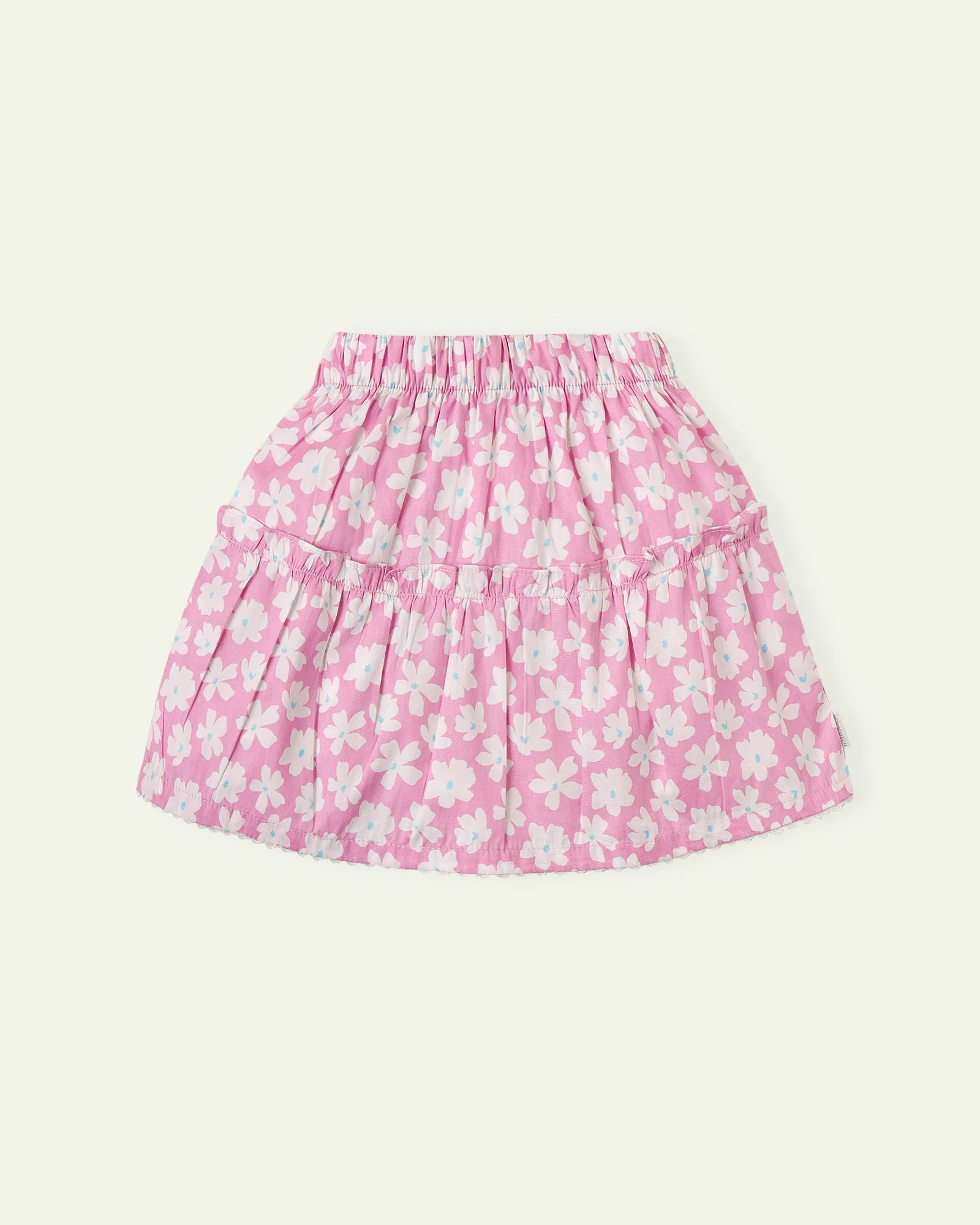 Pink Floral Skirt