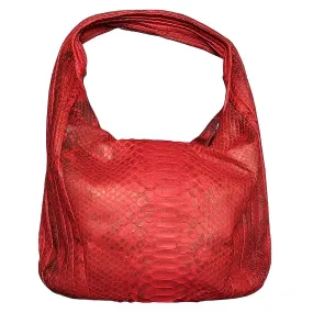 Red and Black Hobo Bag