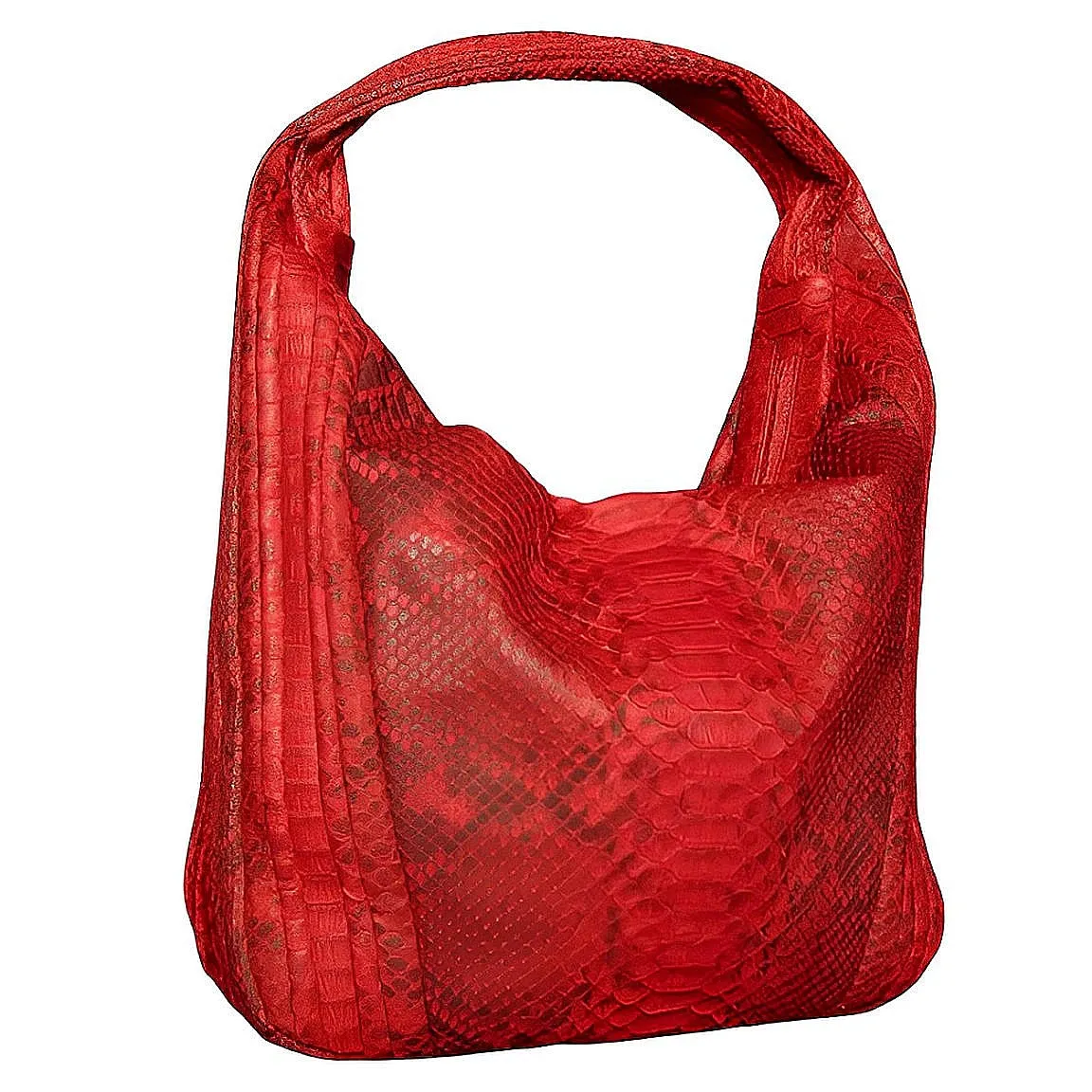 Red and Black Hobo Bag