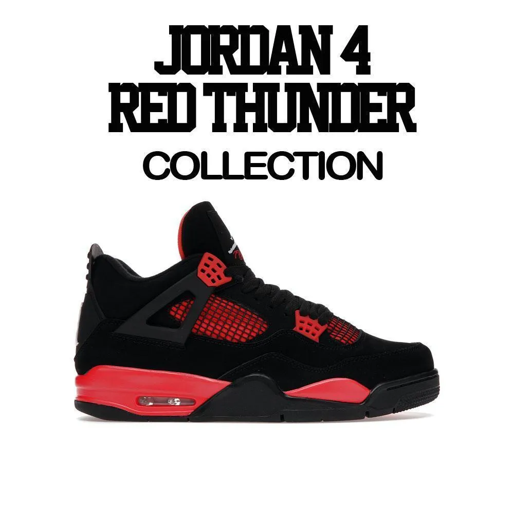 Retro 4 Red Thunder Living Life Shirt