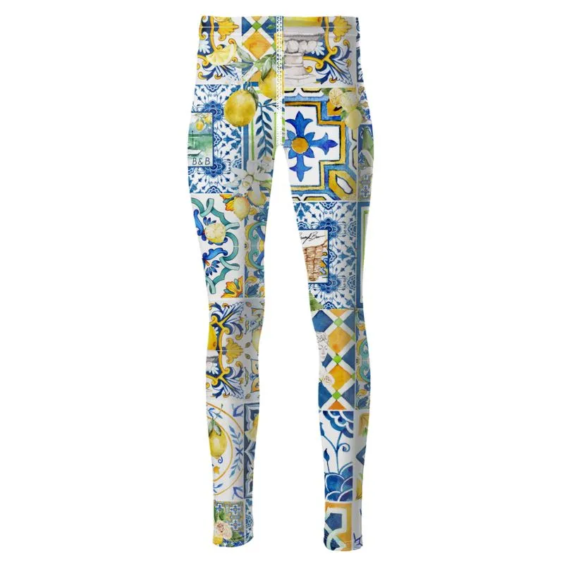 Sapori d'Amalfi High-Waisted Leggings