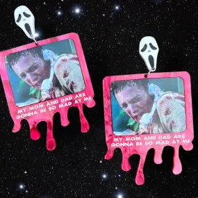 Scream Stu Macher Dangle Earrings