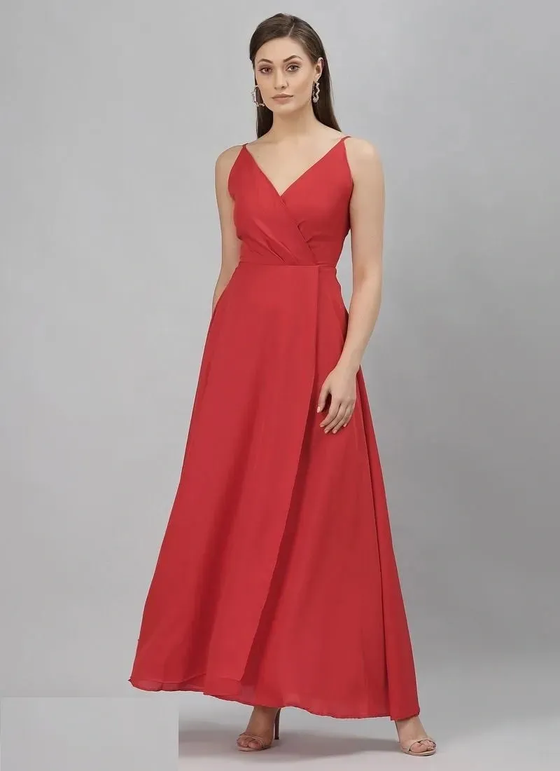 Show Your Love For Trendy Crepe Gowns For Women