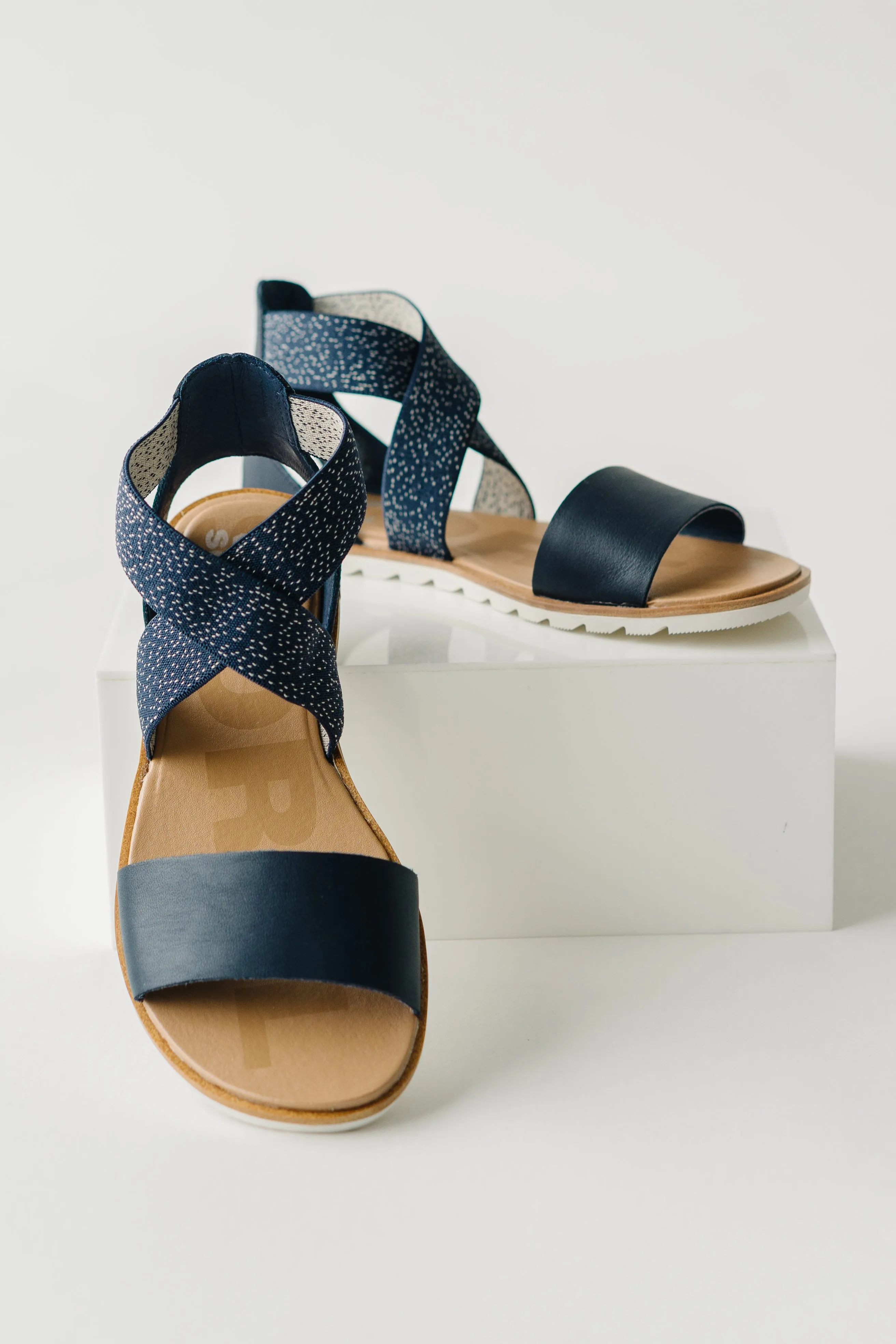 SOREL: Ella II Sandal in Nocturnal   Sea Salt