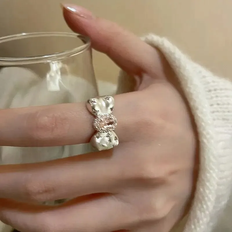 Sweet Bow Open Ring