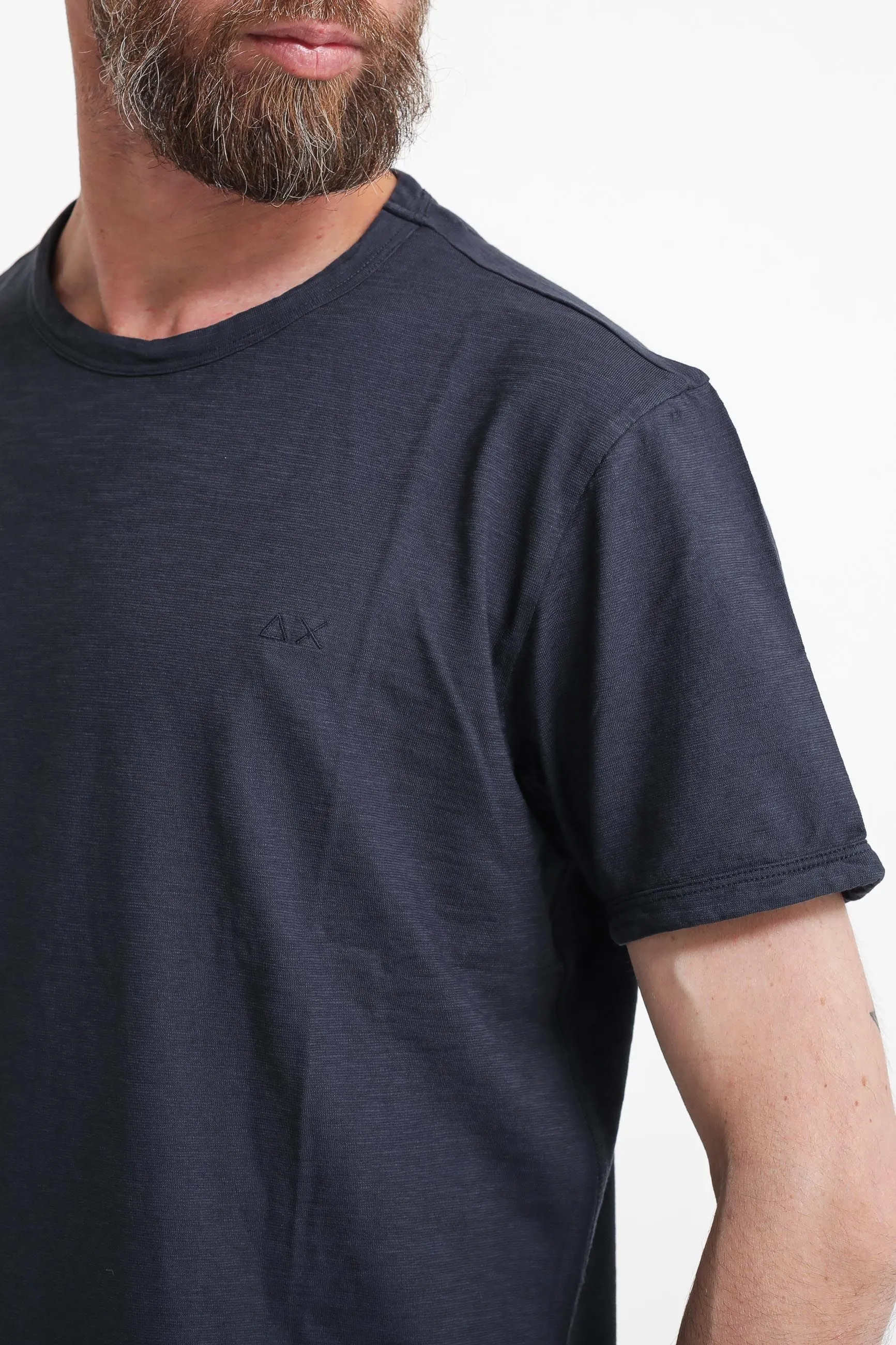 T-Shirt Round Bottom - Navy Blue