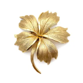 【USA輸入】 ヴィンテージ TRIFARI フローラル ブローチ/Vintage TRIFARI Floral Brooch